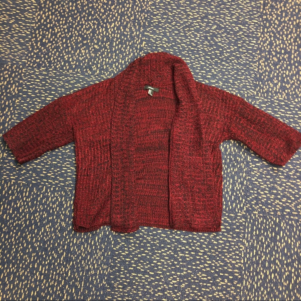 FOREVER 21 red cardigan